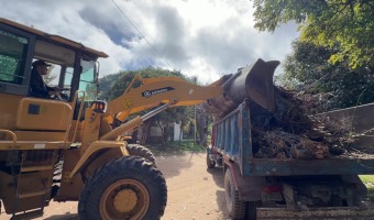 AVANZAN LOS TRABAJOS DE LIMPIEZA EN DISTINTOS PUNTOS DEL PARTIDO